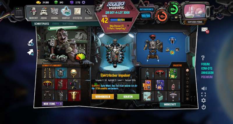 Screenshot ROBOMANIAC