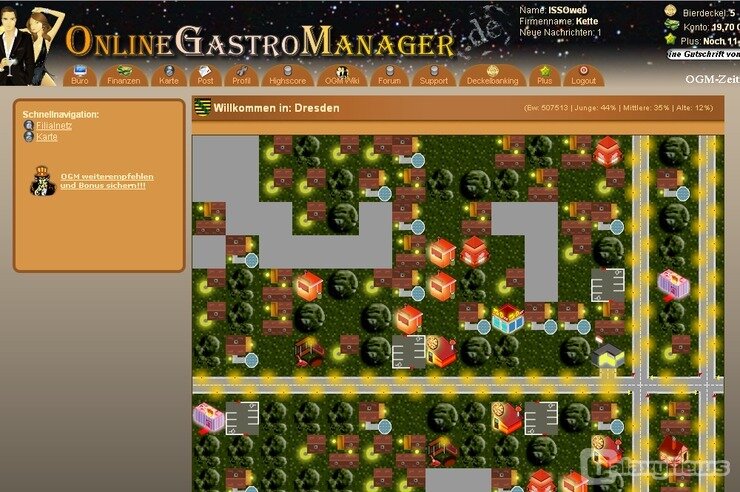 Screenshot OnlineGastroManager