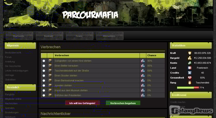 Screenshot ParcourMafia