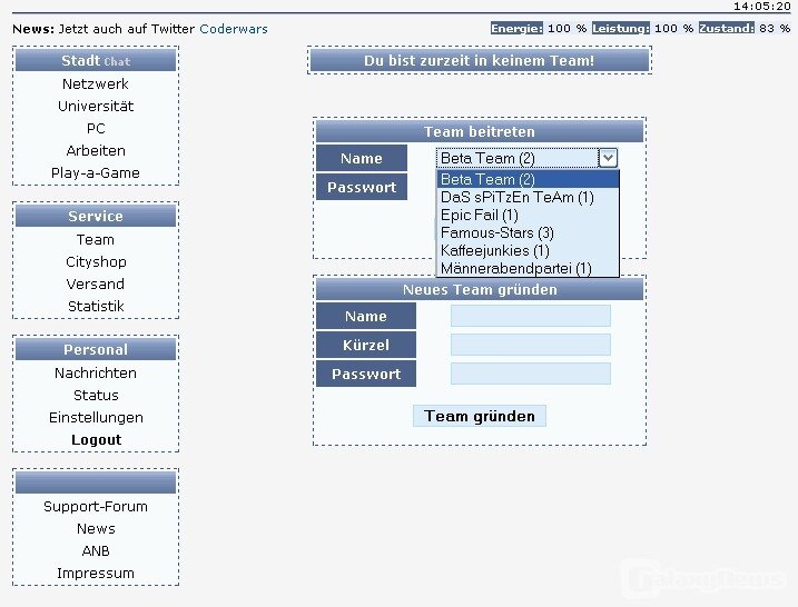 Screenshot Coderwars