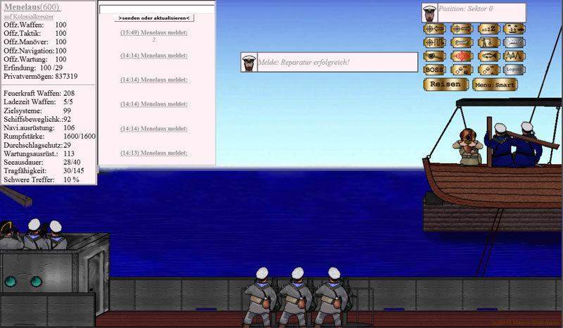 Screenshot Flottenpanik