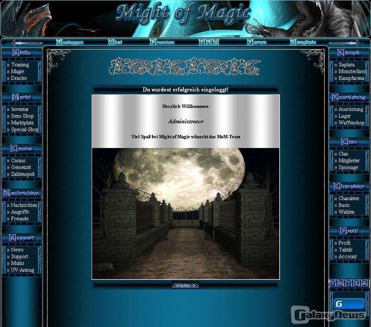 Screenshot Might of Magic