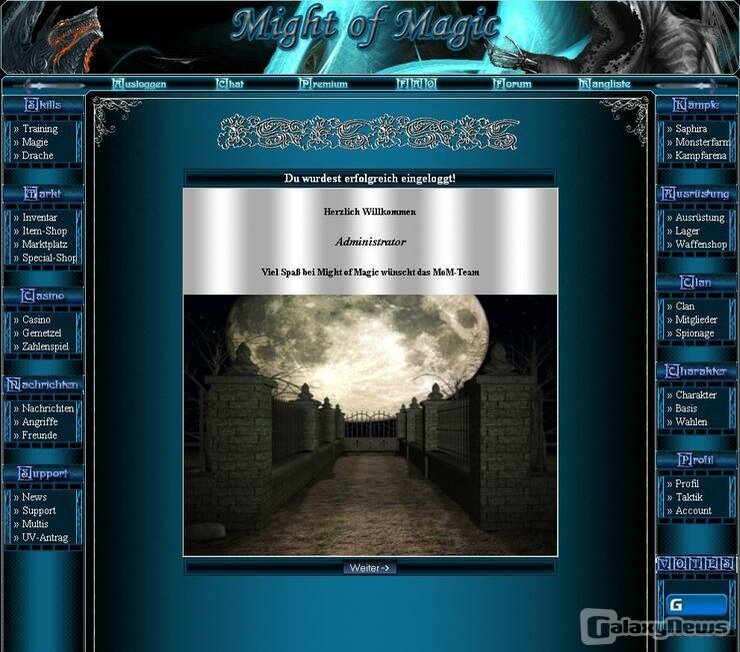 Screenshot Might of Magic