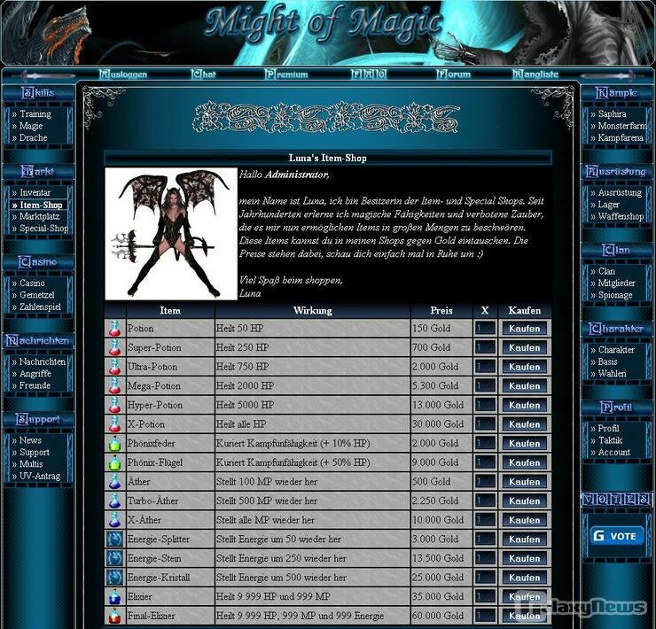 Screenshot Might of Magic