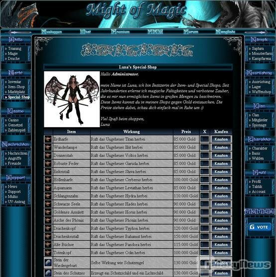 Screenshot Might of Magic