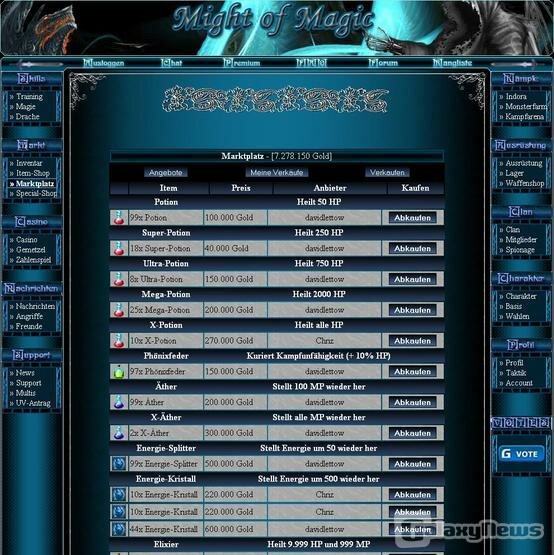 Screenshot Might of Magic