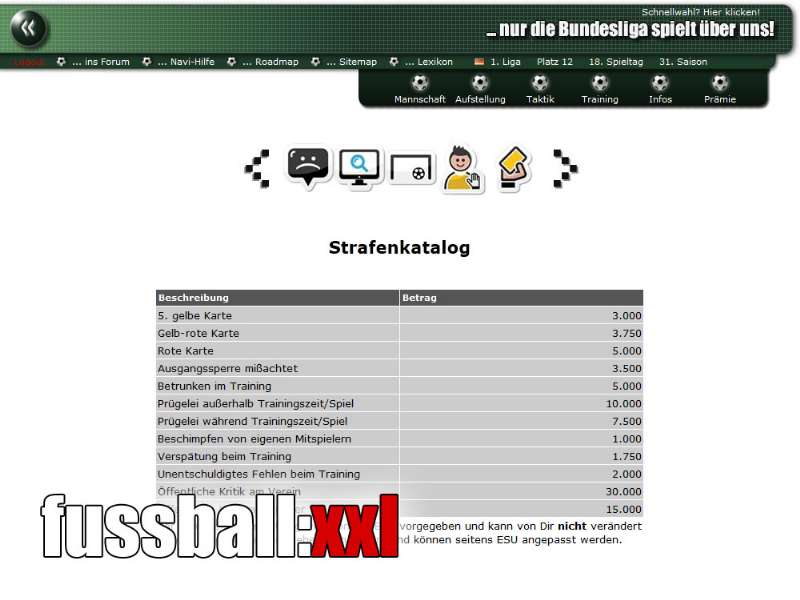 Screenshot fussball:xxl