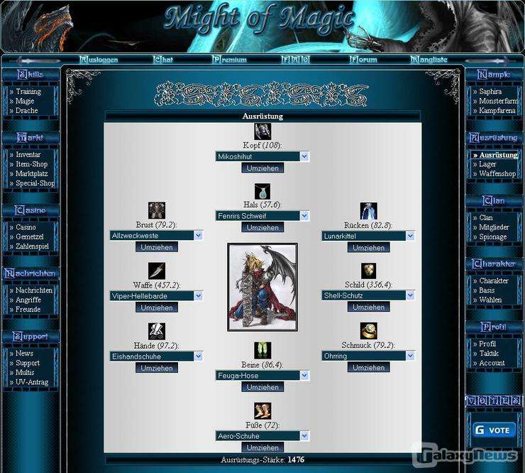 Screenshot Might of Magic