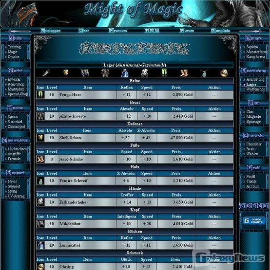 Screenshot Might of Magic