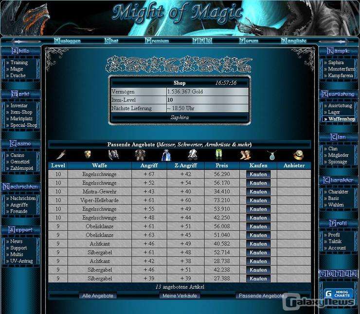 Screenshot Might of Magic