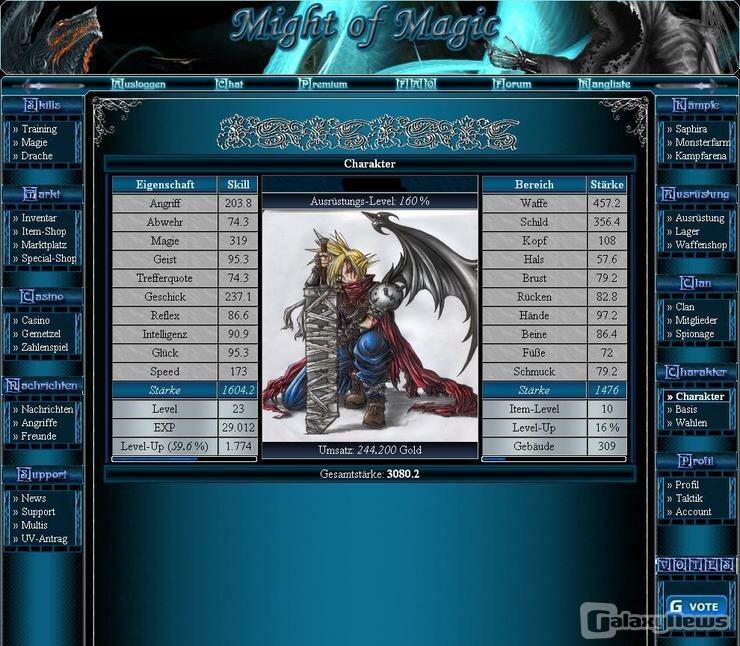 Screenshot Might of Magic