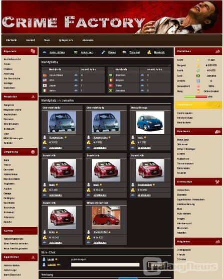 Screenshot Crime Factory