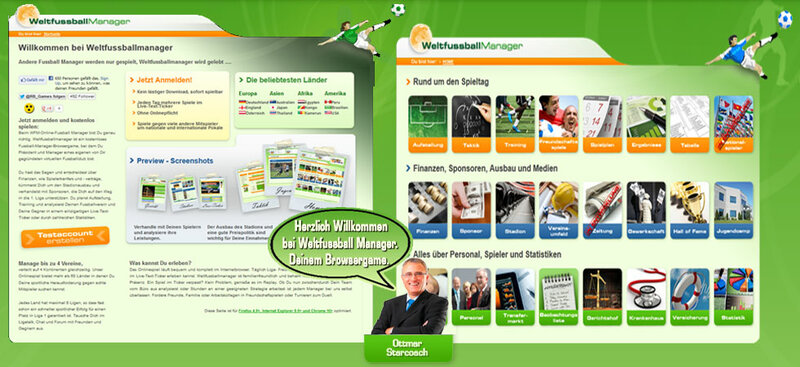 Screenshot Weltfussballmanager