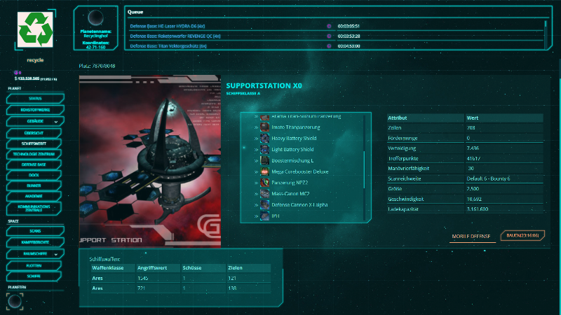 Screenshot Universe Dawn