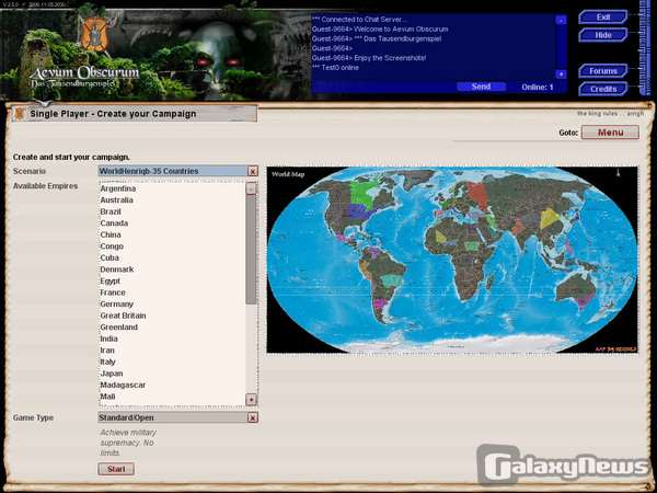 Screenshot Aevum Obscurum