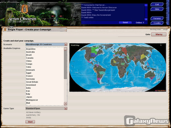 Screenshot Aevum Obscurum