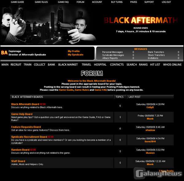 Screenshot Black Aftermath