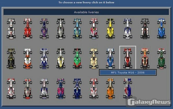 Screenshot Grand Prix Racing Online