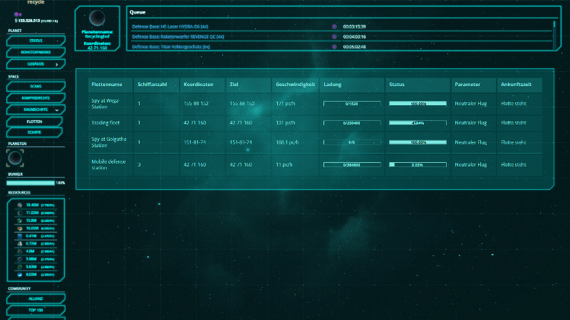 Screenshot Universe Dawn