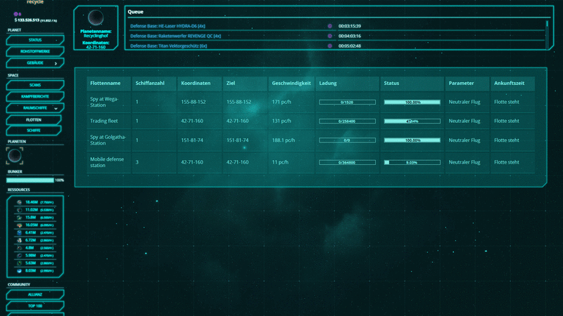 Screenshot Universe Dawn