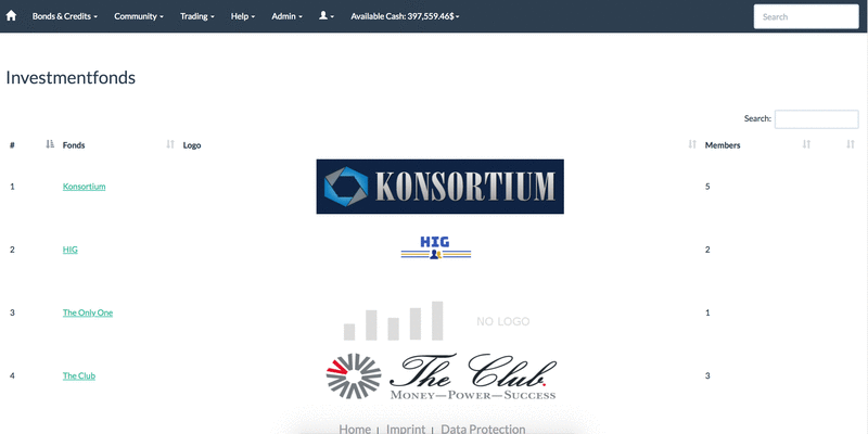 Screenshot TheShareGame