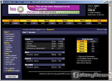 Screenshot War Online