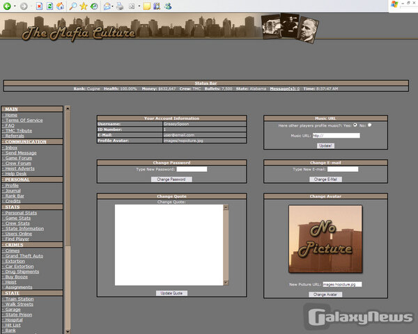 Screenshot The Mafia Culture
