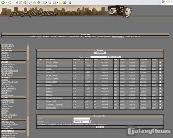Screenshot The Mafia Culture
