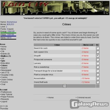 Screenshot Torn City