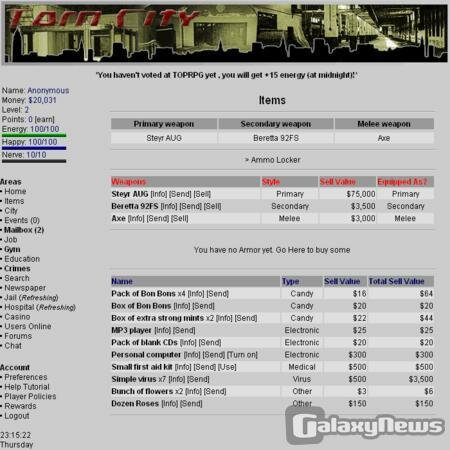 Screenshot Torn City