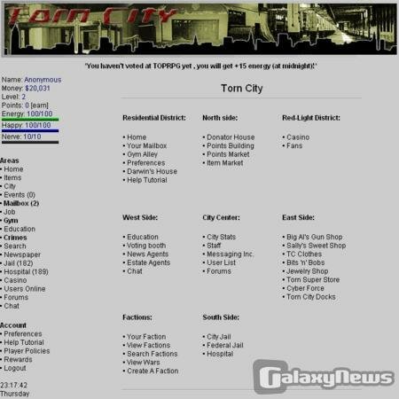 Screenshot Torn City