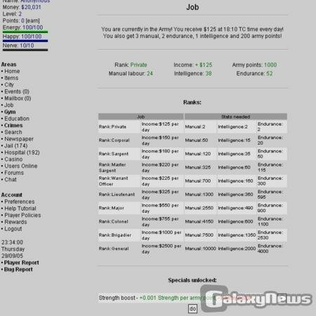 Screenshot Torn City