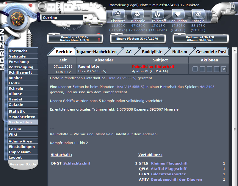 Screenshot Horiversum