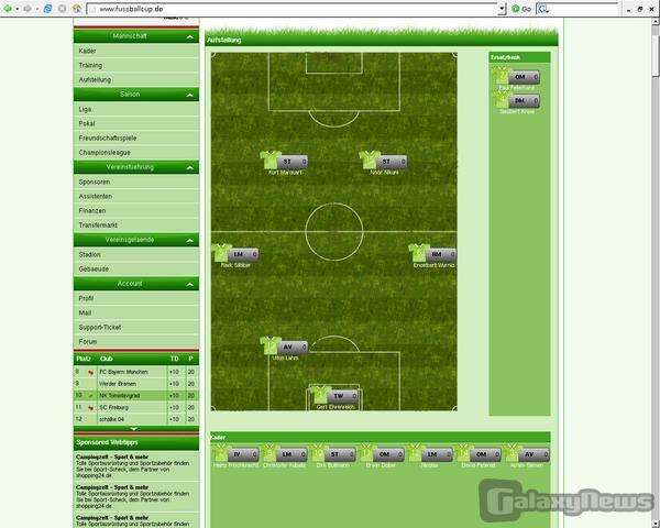 Screenshot Footiecup