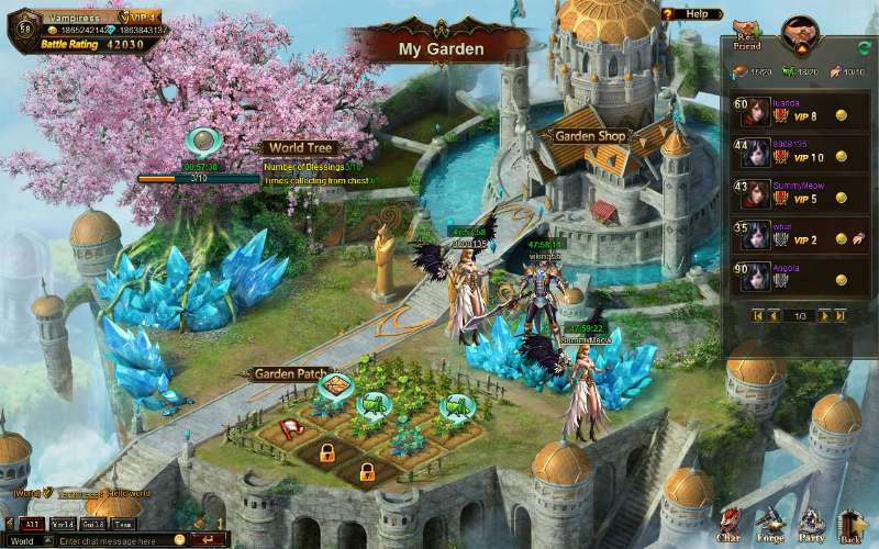 Screenshot League of Angels