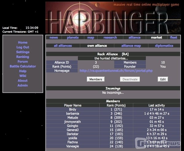 Screenshot Harbinger