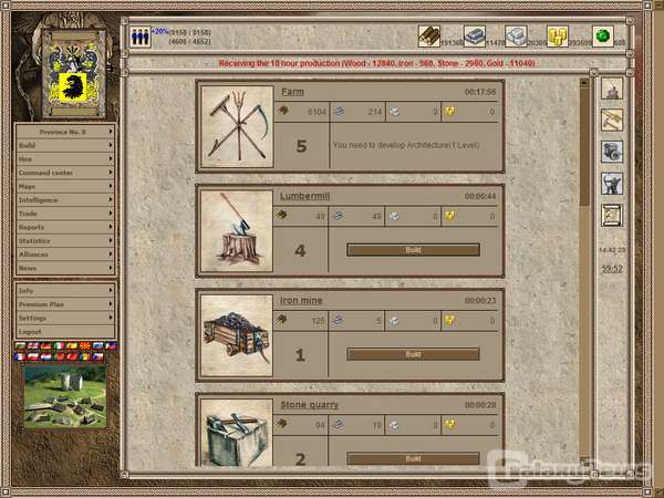 Screenshot Imperia Online