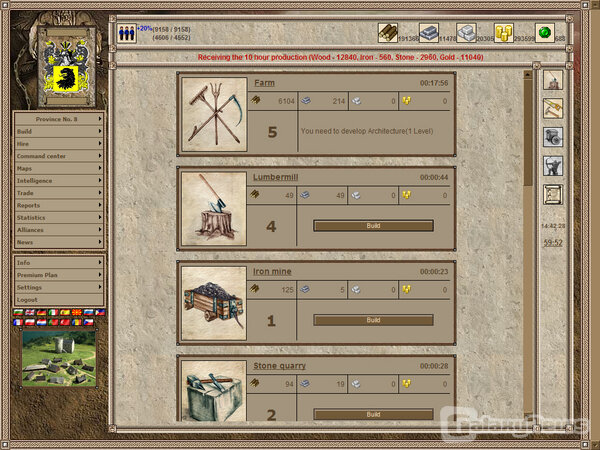 Screenshot Imperia Online