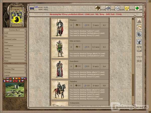 Screenshot Imperia Online