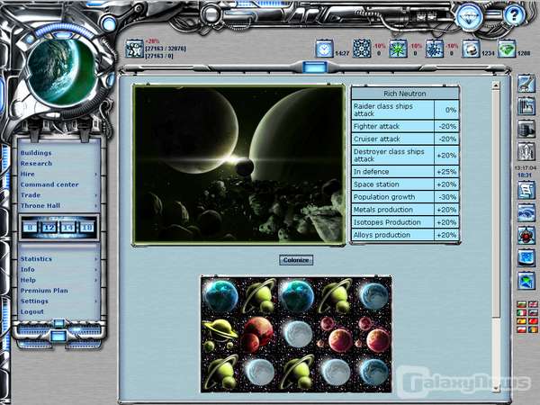 Screenshot Galactic Imperia