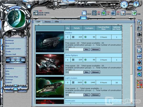 Screenshot Galactic Imperia