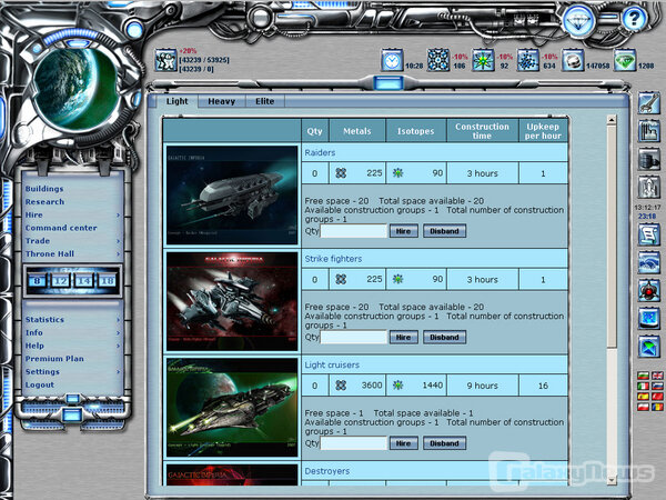 Screenshot Galactic Imperia