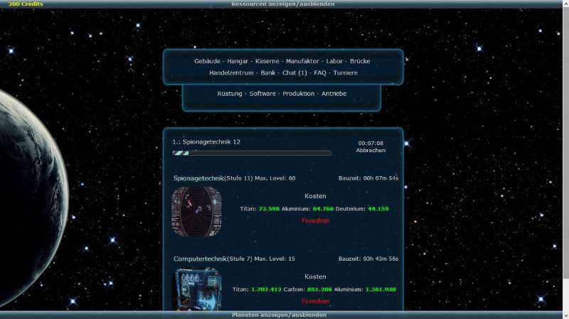 Screenshot Galactic Paradise