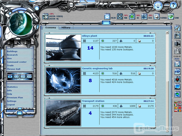 Screenshot Galactic Imperia