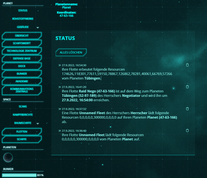 Screenshot Universe Dawn