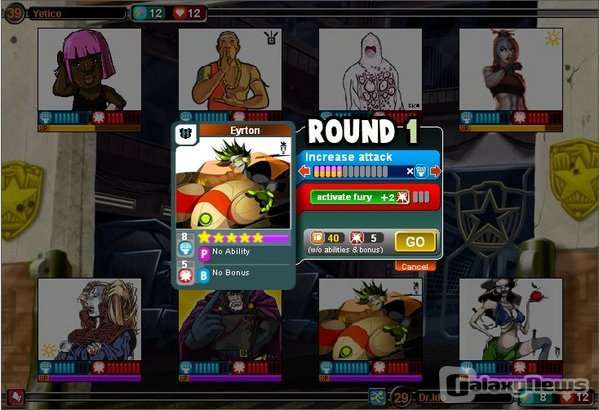 Screenshot Urban Rivals