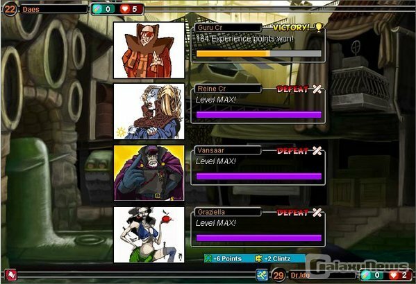 Screenshot Urban Rivals