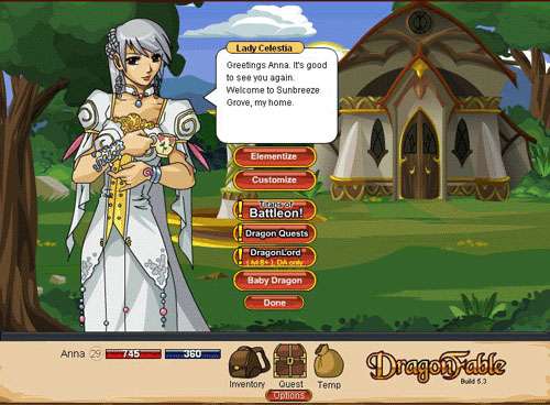 Screenshot Dragon Fable