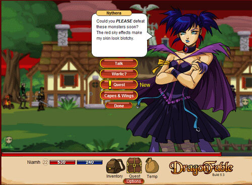 Screenshot Dragon Fable