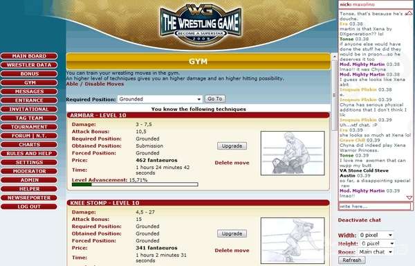 Screenshot The Wrestling Game